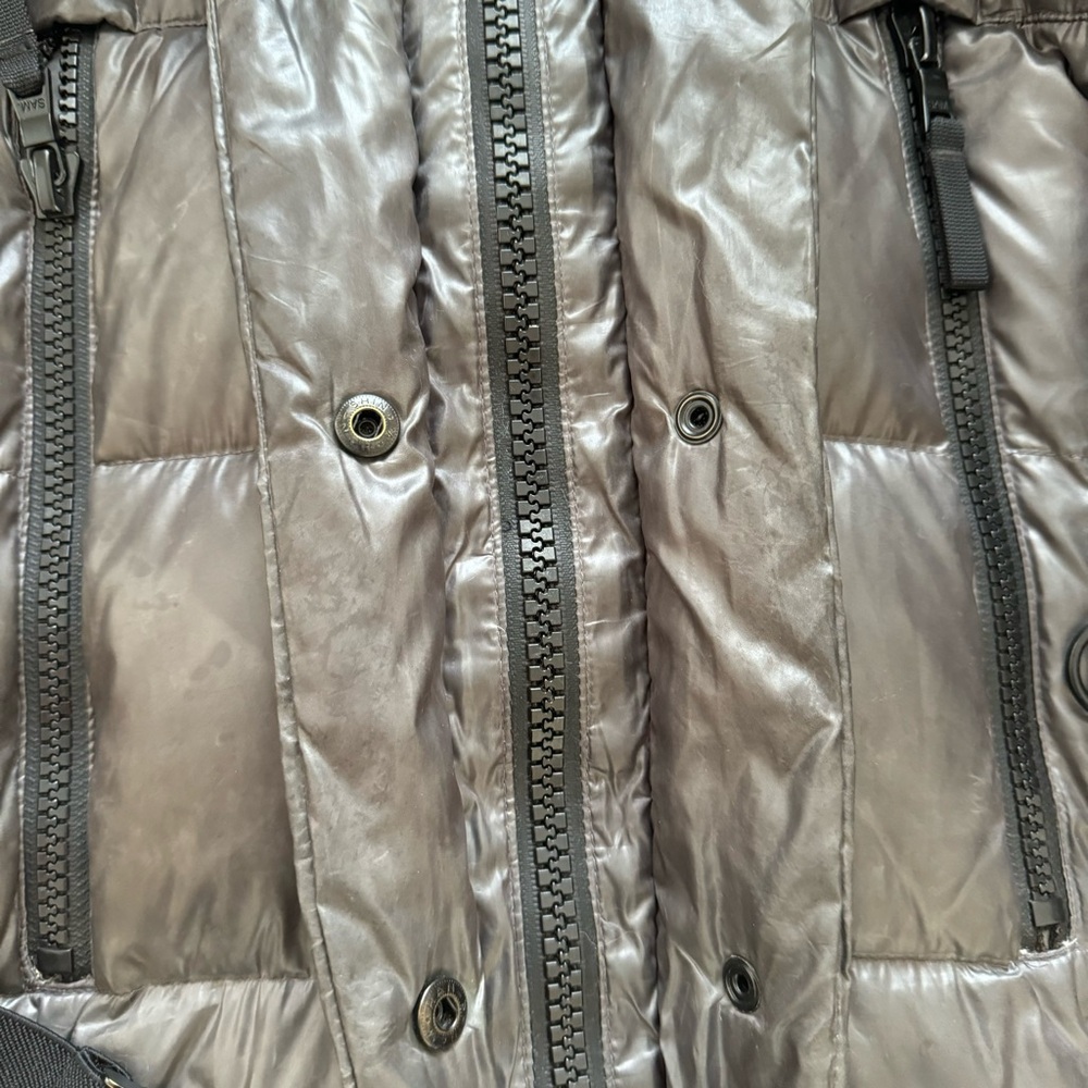 SAM. Goose Down & Raccoon Eskimo Winter Longline Puffer Jacket- Fair condition - Picture 9 of 16